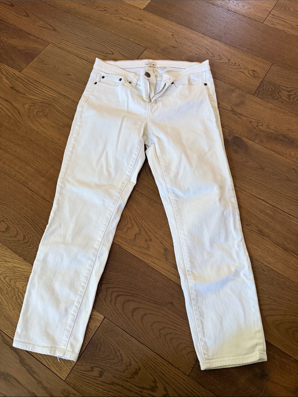J crew Classic White Women's Straight-Leg Jeans